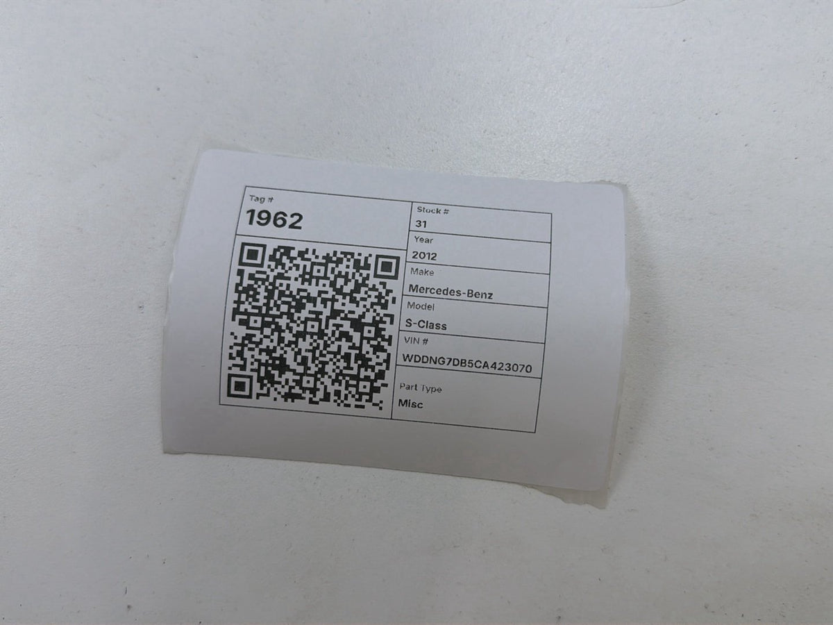 2007-2013 Mercedes-Benz S-Class 550 W221 Heater/AC Controls PN: A2218704192 OEM