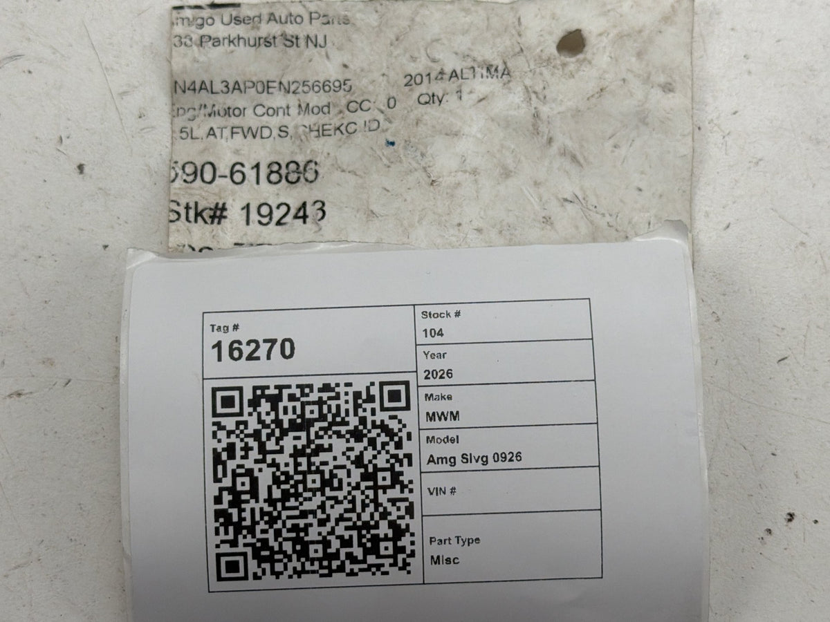 2013-2014 Nissan Altima Engine Computer Control Module Unit ECU NEC008-046 OEM