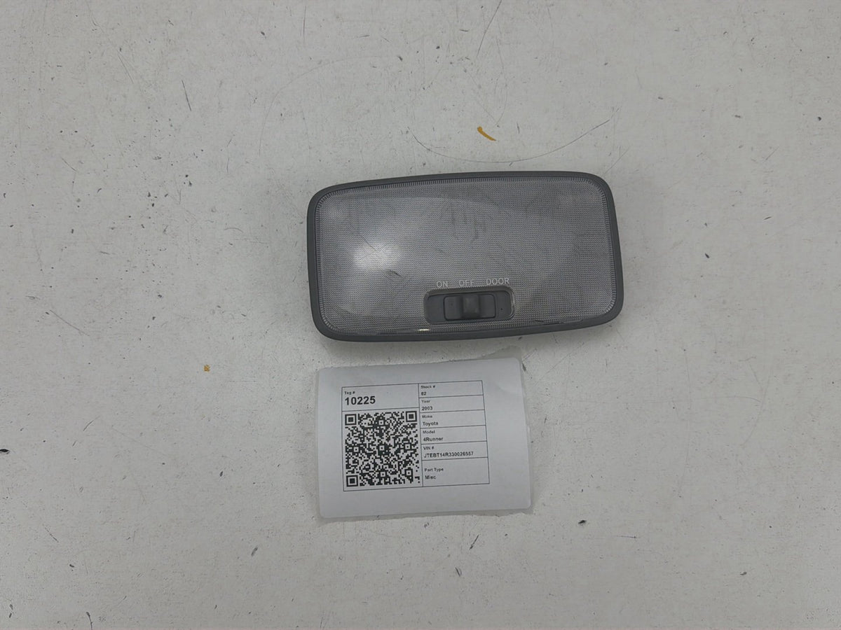 2003-2005 Toyota 4Runner Rear Roof Overhead Dome Reading Light Lamp OEM