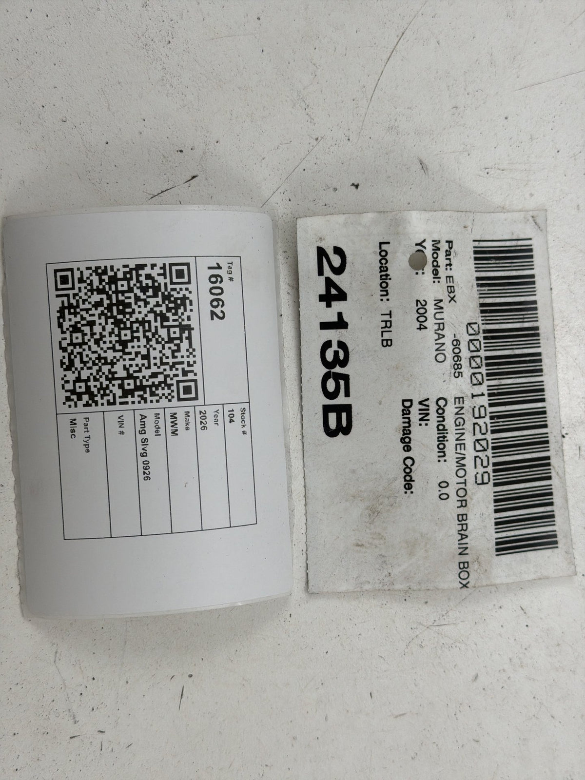 2004 Nissan Murano Engine Control Module ECM ECU MEC33-731 A1 OEM