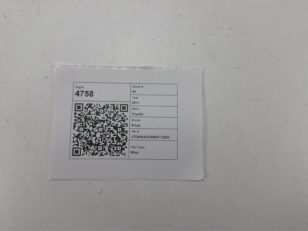 2010-2015 Toyota Prius W30 - Misc PN: