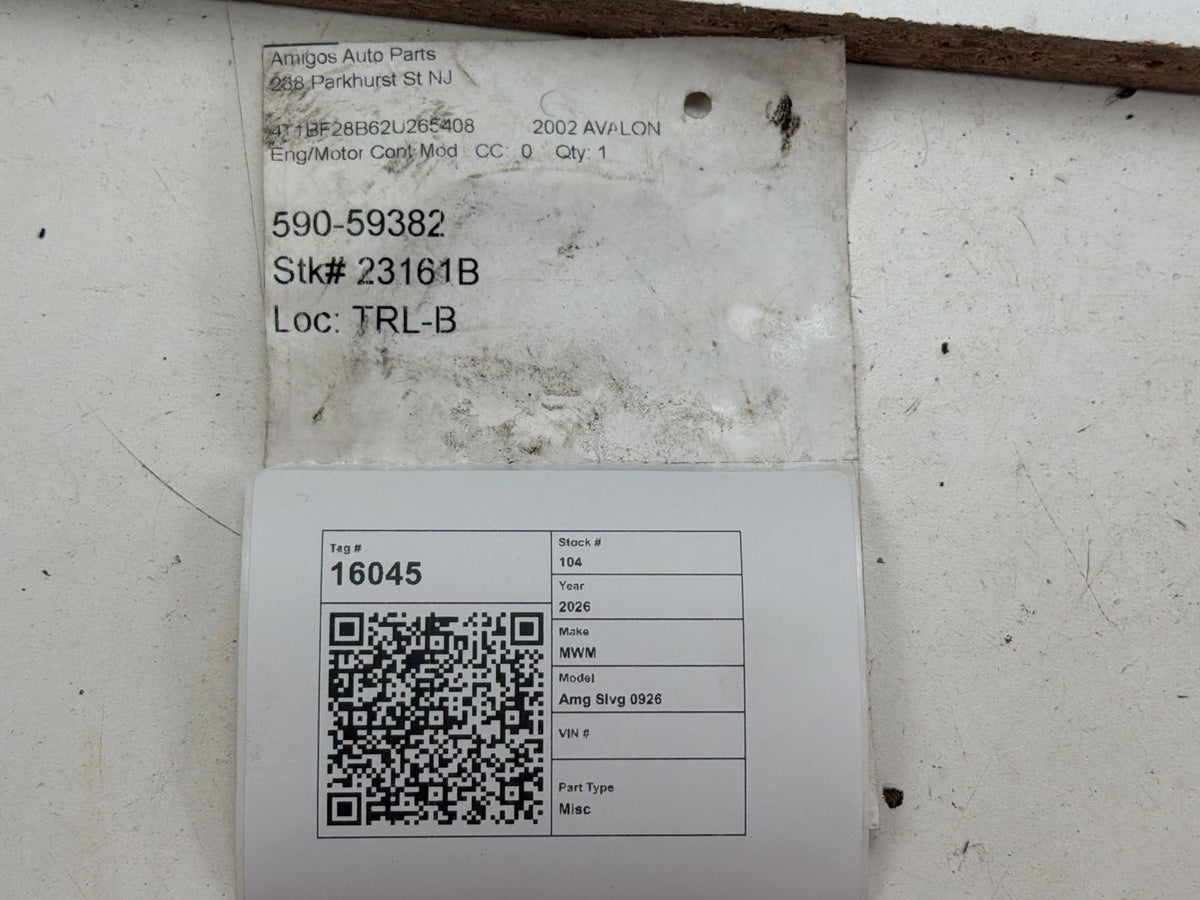 1998-2005 Toyota Avalon Engine Computer Control Module 89661-07340 OEM