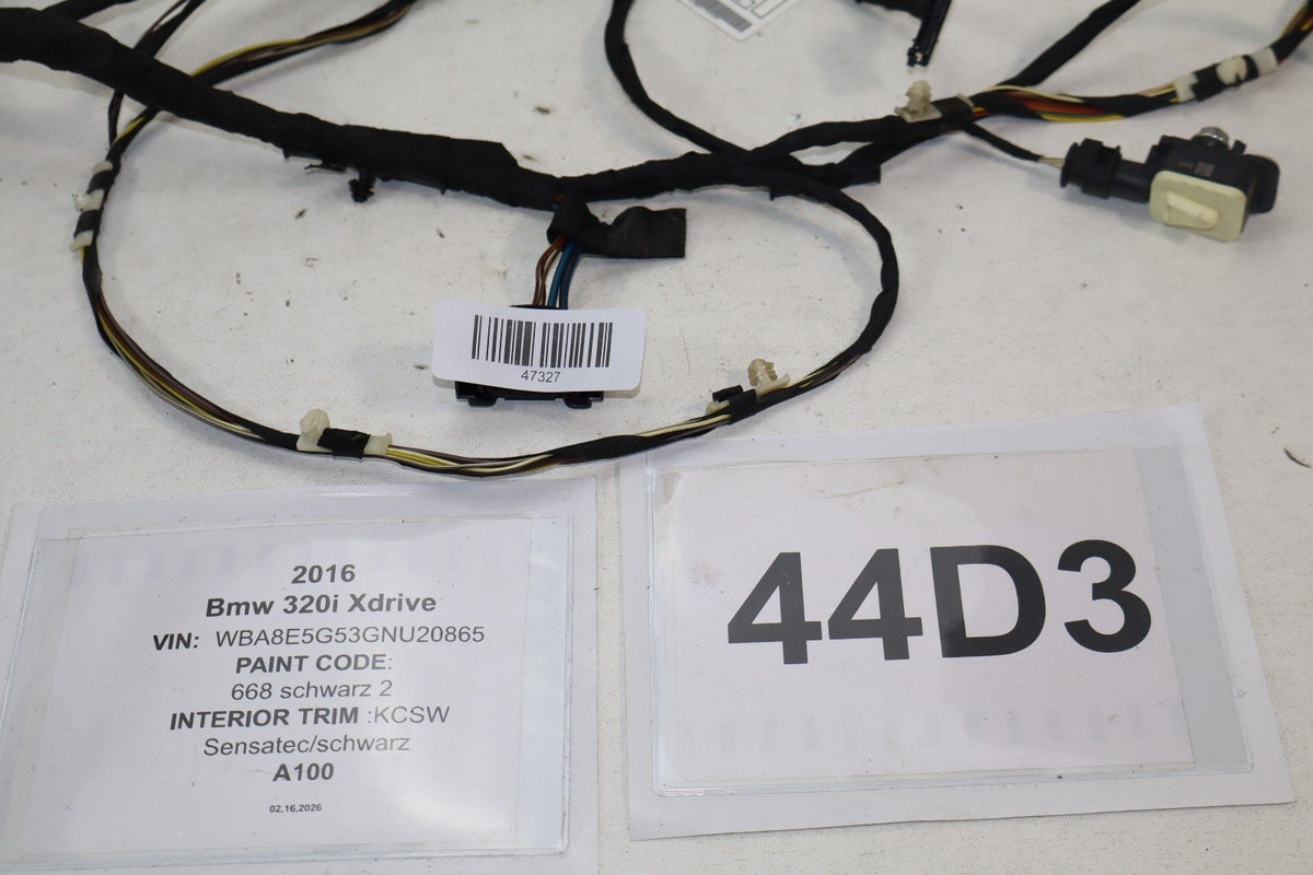 2013-2018 BMW 320I xdrive Front Left Side Door Wiring Harness 9313601 OEM