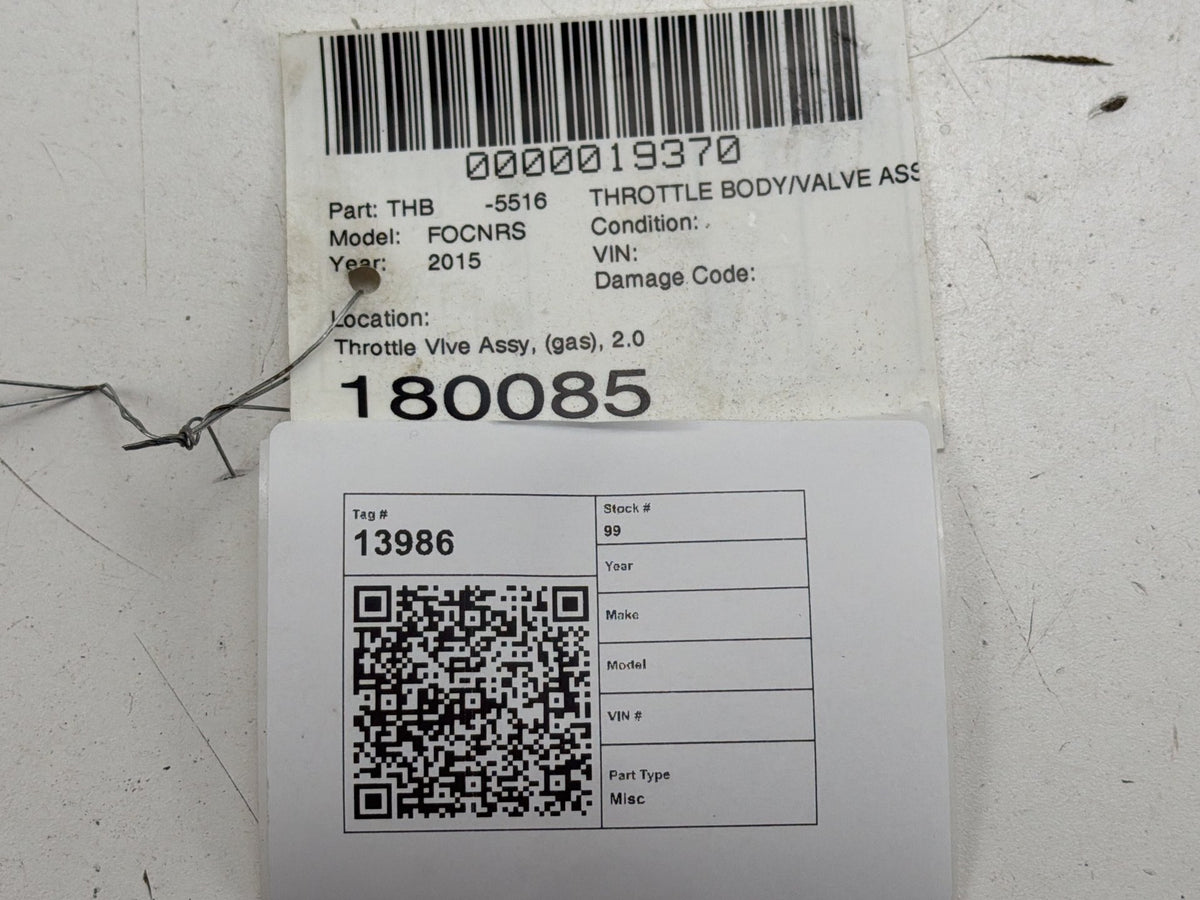 2014-2019 Ford Focus Engine Throttle Body Control Unit DS7E-9F991-BB OEM