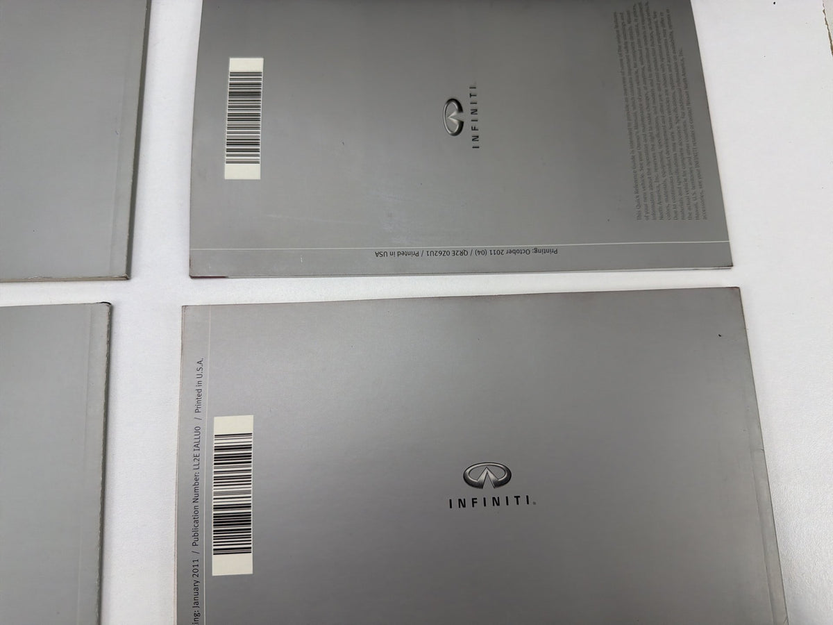 2011-2017 Infiniti QX56 -Owners Operator Guide Manual Book Set W/ Black Case OEM