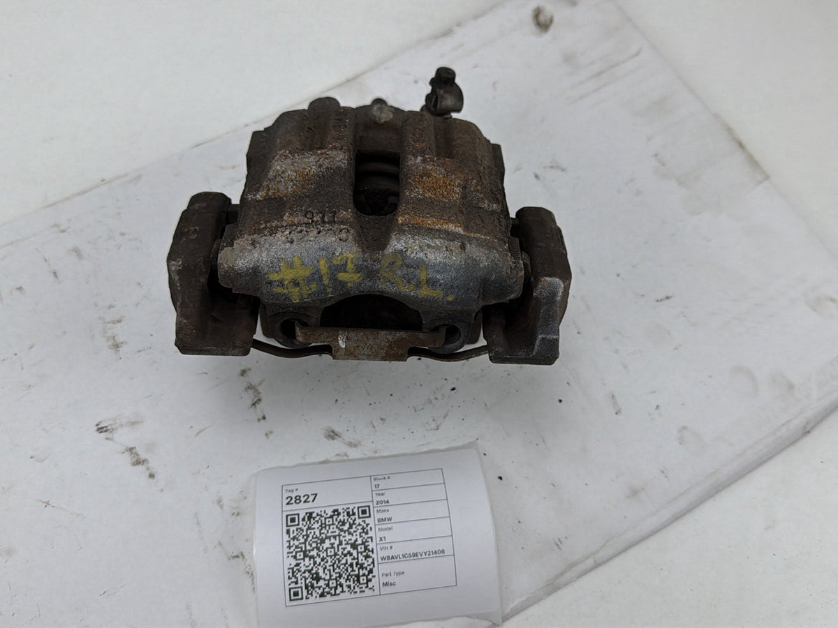 2014 BMW X1 E84 SUV Rear Brake Caliper Module OEM