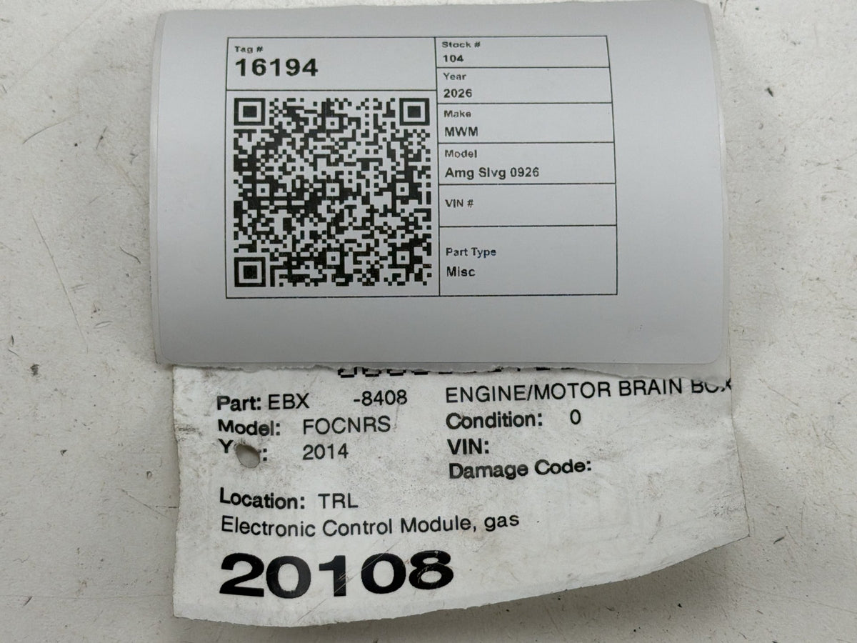 2014 Ford Focus Engine Computer Control Module Unit ECU EM5A-12A650-YA OEM