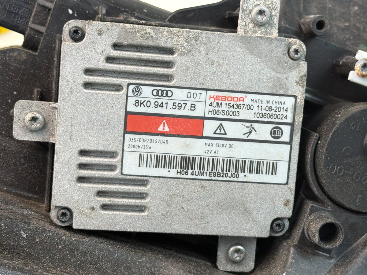 2015-2016 Audi A3 Front Left Driver Side Bi-Xenon LED Headlight 8V0941005B OEM