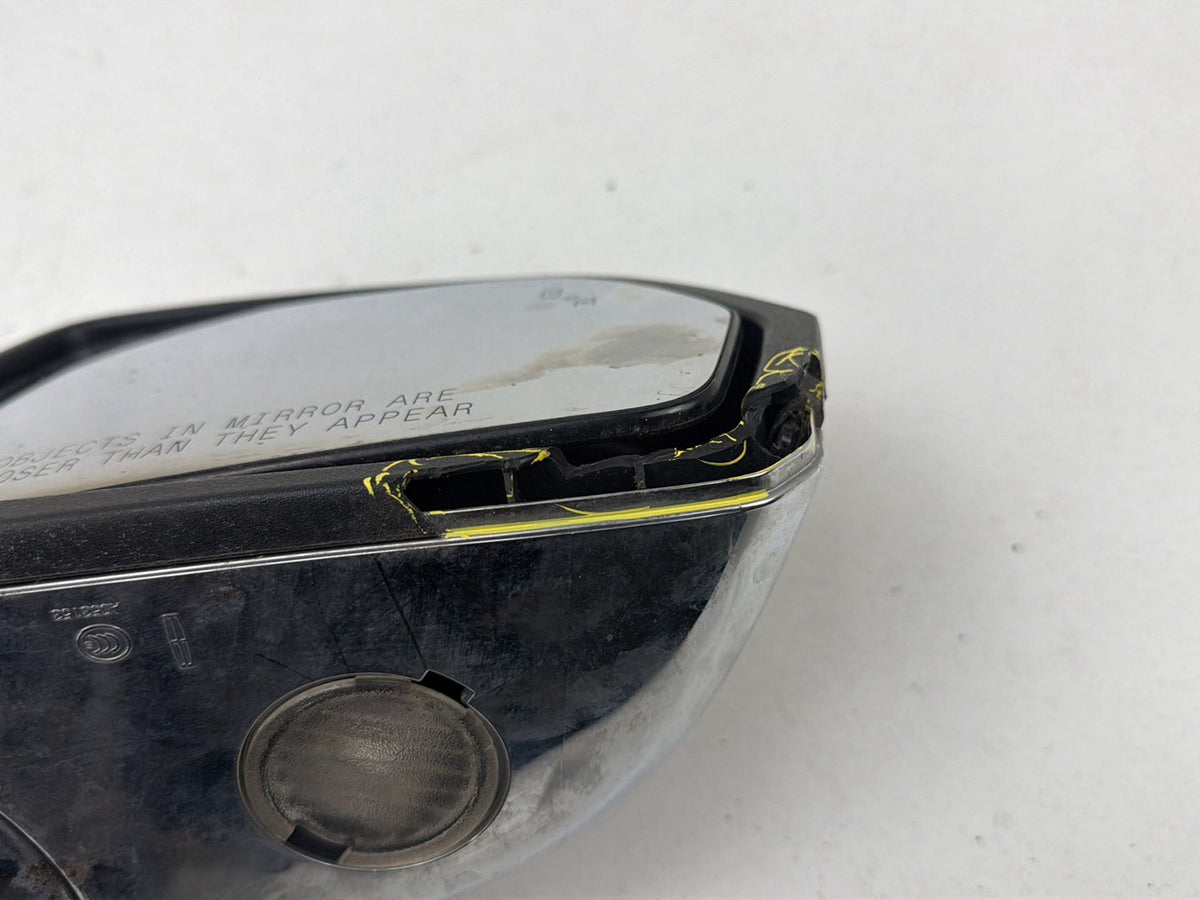 2013-2014 Lincoln MKZ Right Side View Mirror Blind Spot Heated Damaged OEM