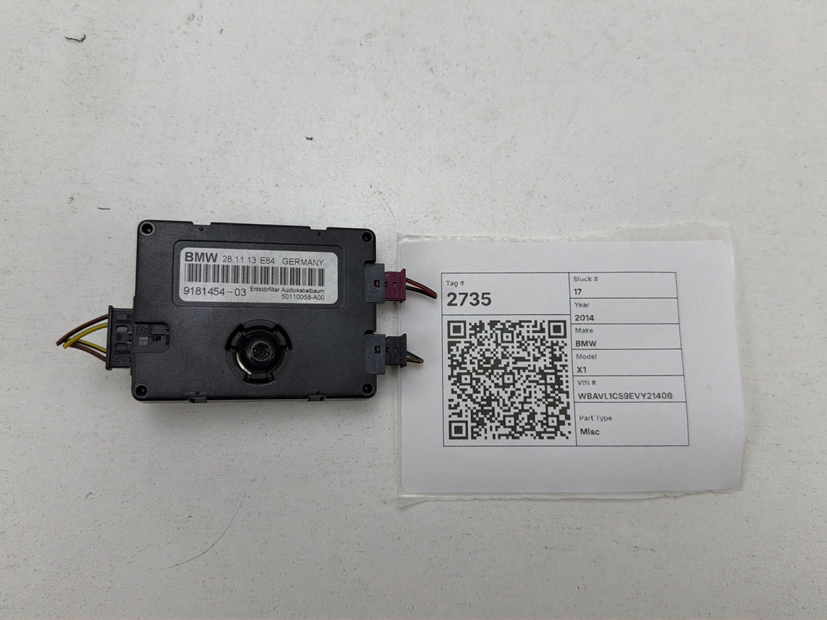 2011-2014 BMW X1 E84 Radio Signal Amplifier 9181454-03 OEM
