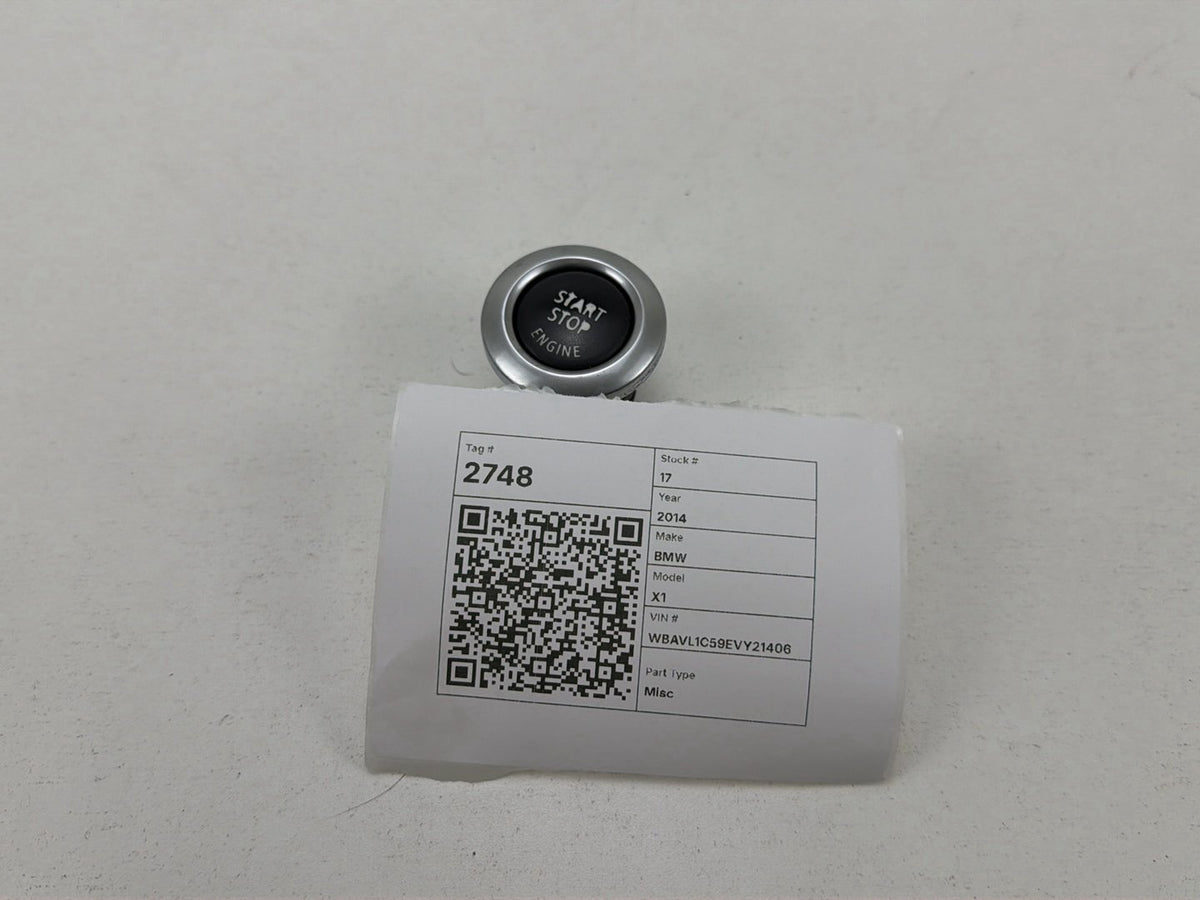 2012-2014 BMW X1 E84 Engine Start Stop Button 108625-10 OEM