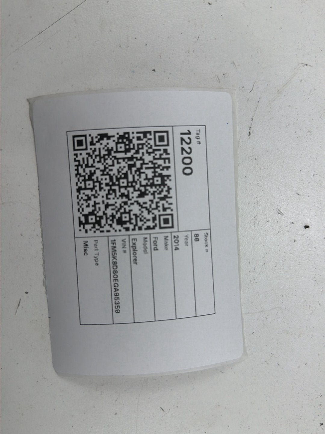 2013-2015 Ford Explorer Reverse Park Assist Control Module OEM