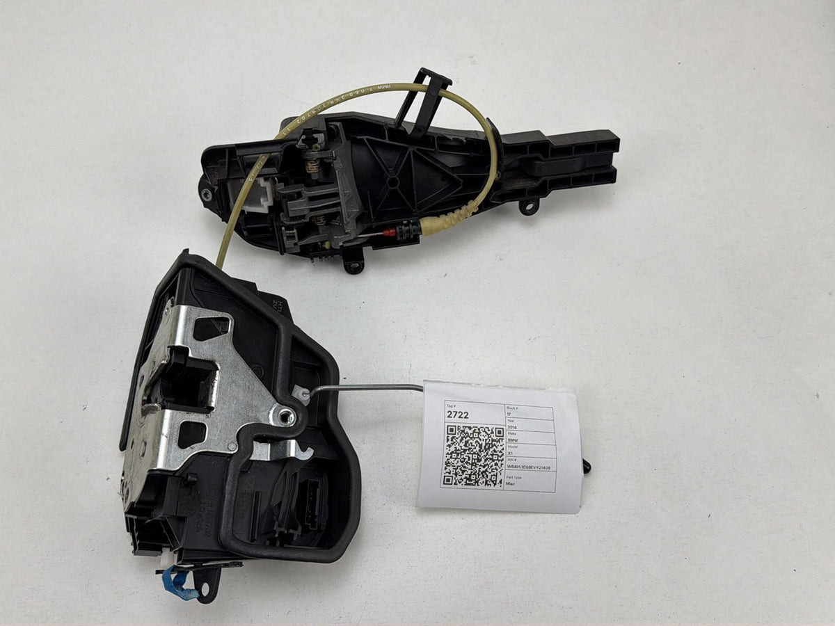 2013-2014 BMW X1 E84 Rear Left Door Lock Latch Actuator 7229459 OEM