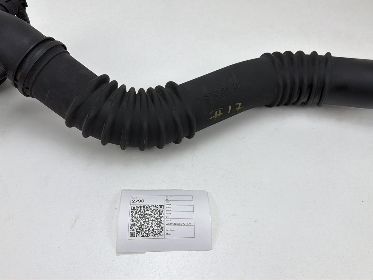 2014 BMW X1 E84 SUV Air Preheat Pipe 7843531-01 OEM