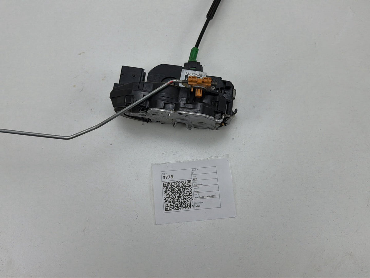 2012-2020 Chevrolet Sonic RS Rear Right Passenger Side Door Lock Actuator OEM