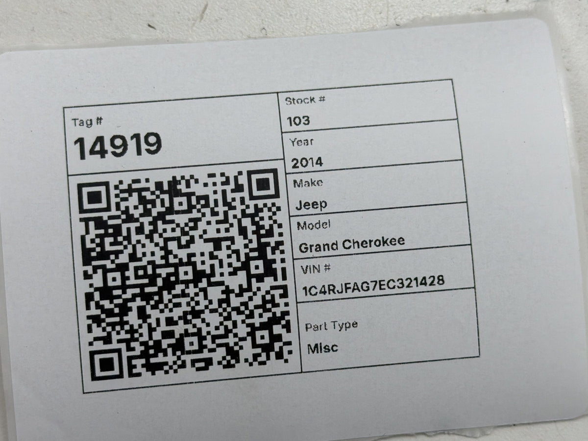 2014-2021 Jeep Grand Cherokee Rear Trunk Liftgate Hatch Lock Actuator Latch OEM