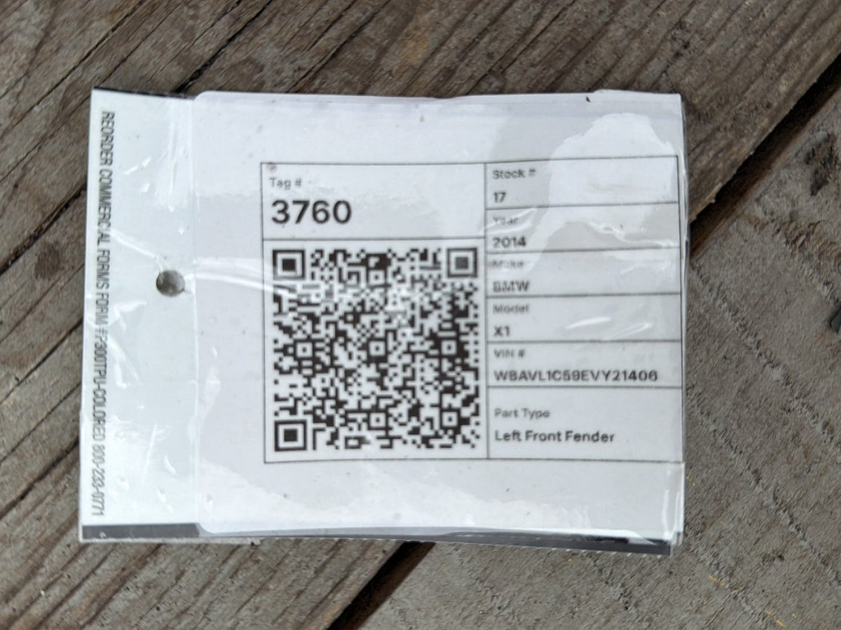 2012-2014 BMW X1 E84 SUV Driver Side Door Shell OEM