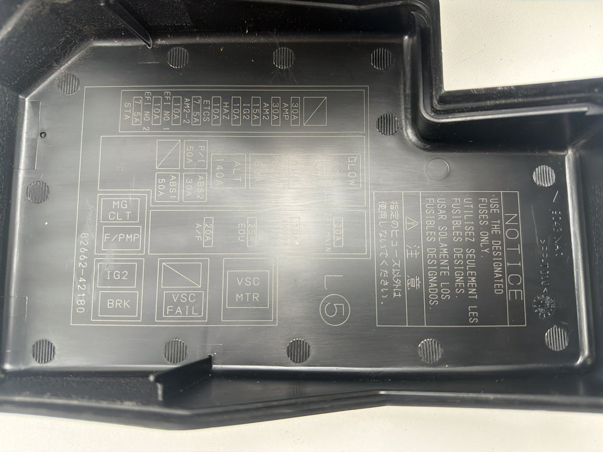 2006-2012 Toyota RAV4 Left Side Engine Fuse Relay Box Module 82662-42180 OEM