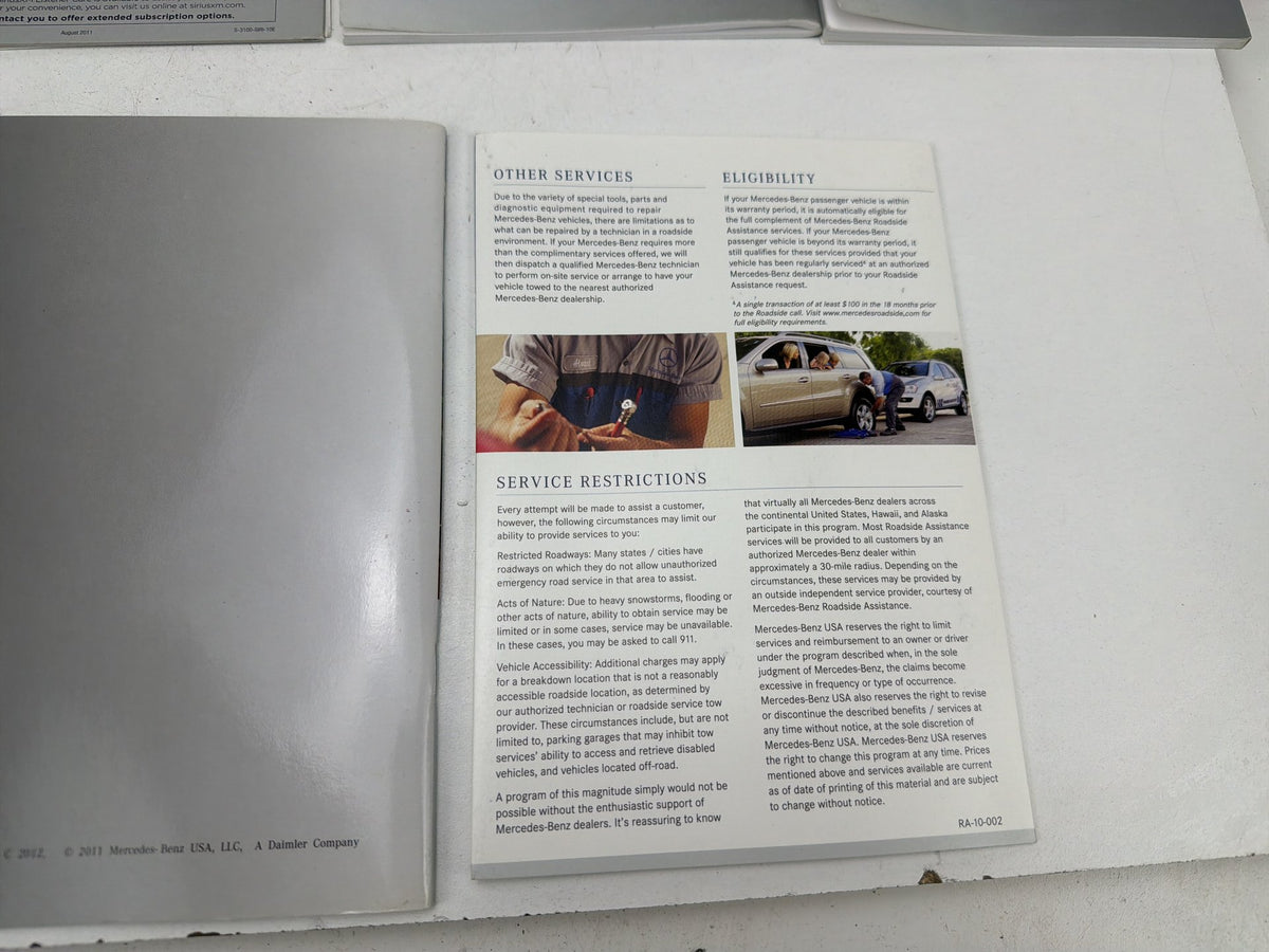 2012 Mercedes-Benz E-Class C-Class COMAND Systems Owners Manuals Set OEM