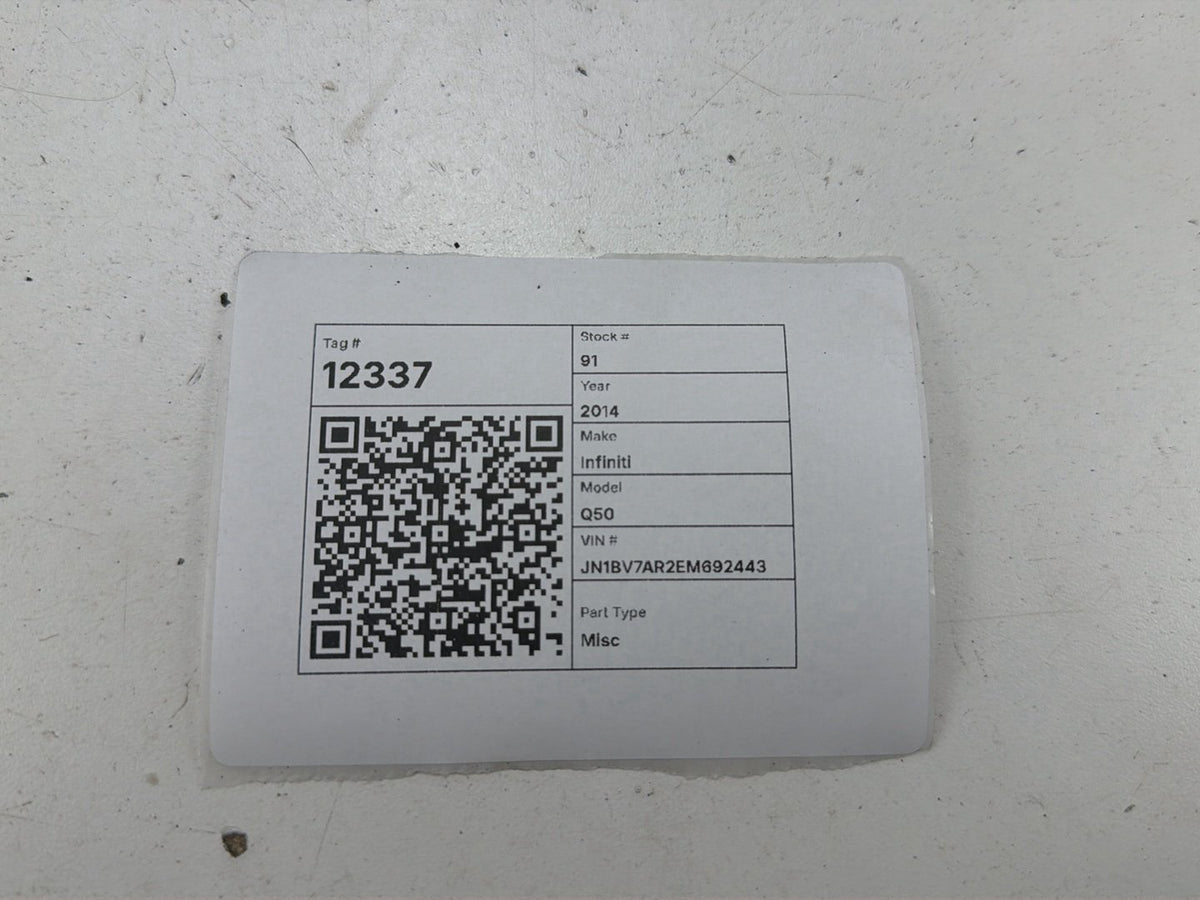 2014-2020 Infiniti Q50 V37 Body Control Module BCM 284B1-4HB0A OEM