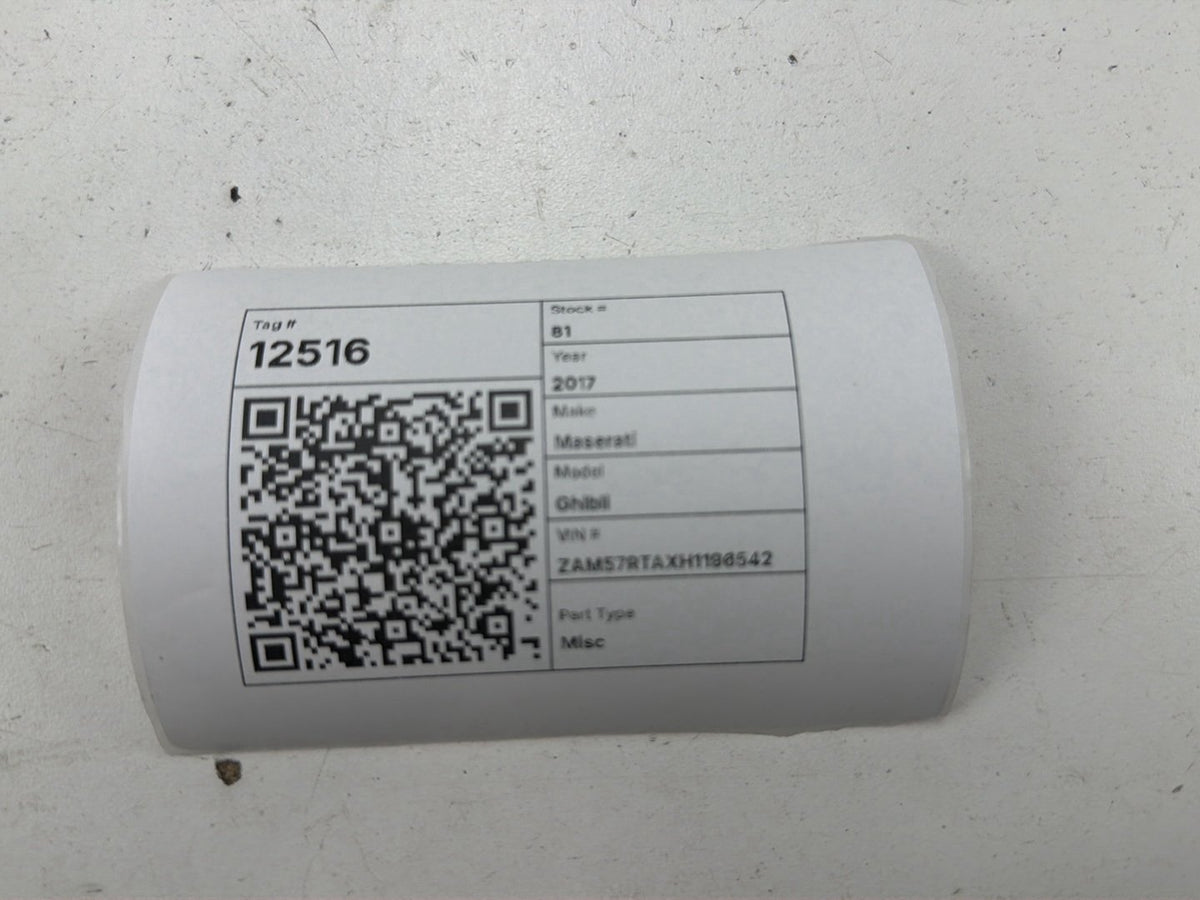 2014-2017 Maserati Ghibli Right Rear Blind Spot Radar Sensor 0670033070 OEM