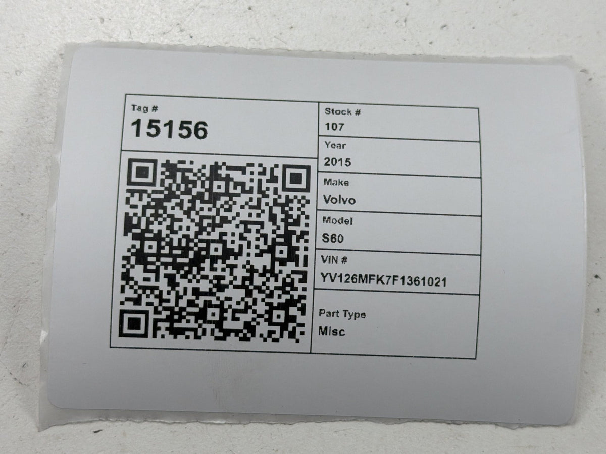2014-2018 Volvo S60 - Parking Assist Computer Control Module 31423950 OEM