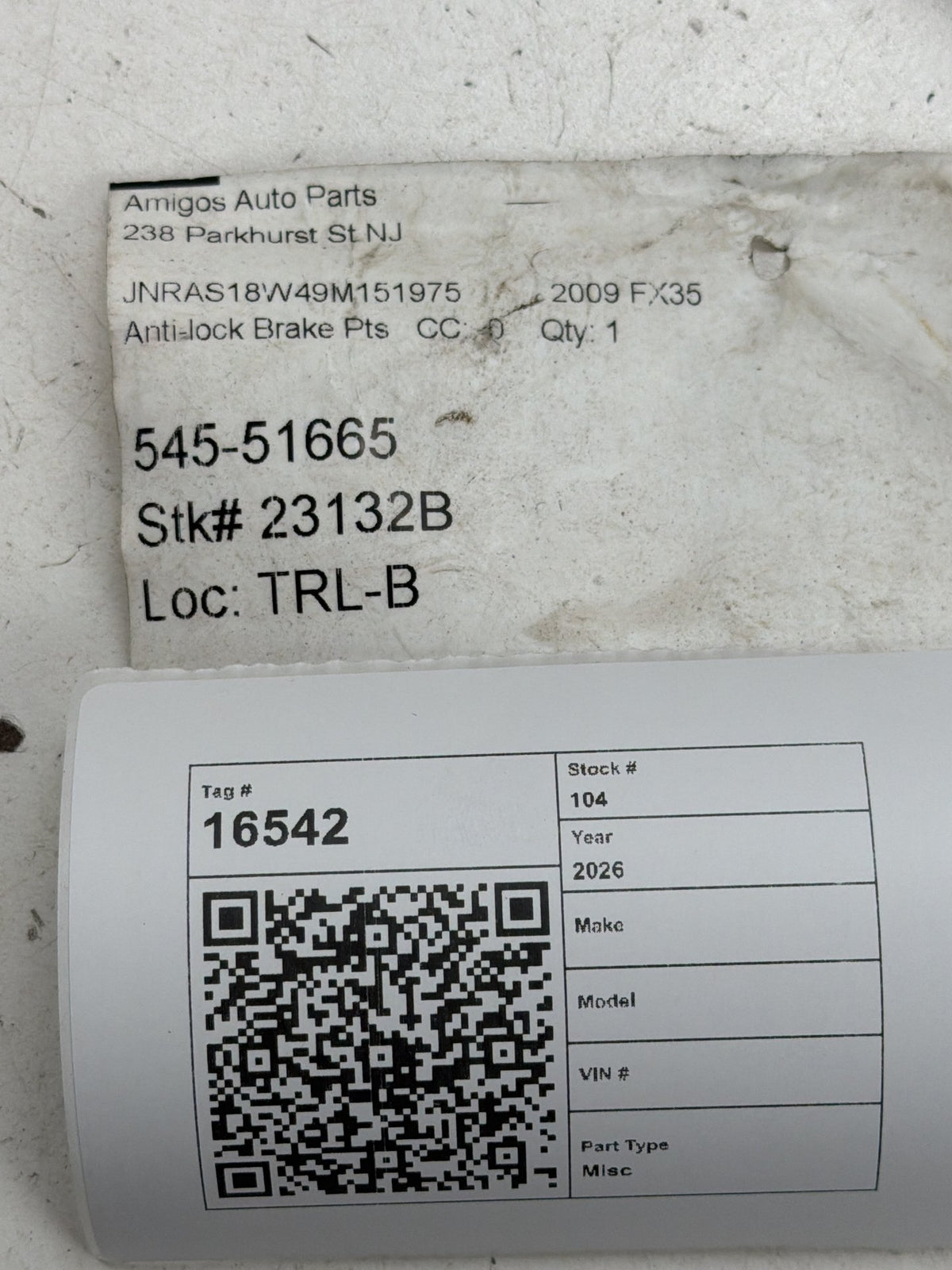 2009-2012 Infiniti FX35 ABS Anti-Lock Brake Pump Actuator Module 0265230353 OEM