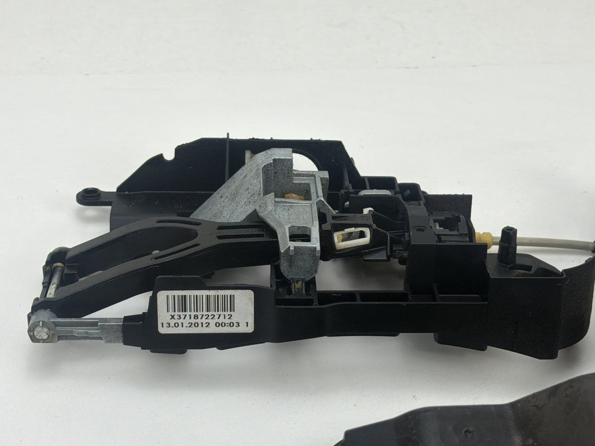 2011-2013 BMW 550i xDrive Rear Left Side Door Lock Actuator Handle Carrier OEM