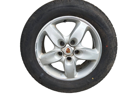2003-2006 Porsche Cayenne Alloy Wheel Rim w/ Tire 8JX18 ET57 7L5601025C OEM
