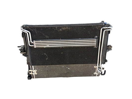 2003-2006 Porsche Cayenne Radiator Condenser w/ Cooling Fan OEM