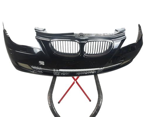 2008-2010 BMW 528i E60 Front Bumper Cover Panel w/ Grille & Fog Fog Lights OEM