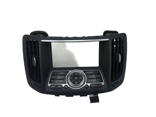 2008-2013 Infiniti G37 Navigation Control Panel w/ Air Vents 28395-1UF1A OEM