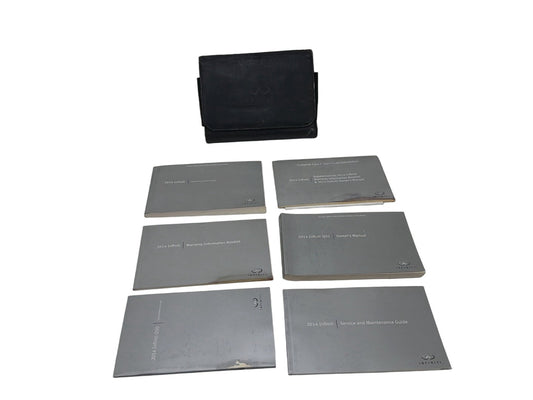 2014 Infiniti Q50 Owners Manual Set Guide Books Case Pouch Wallet OEM