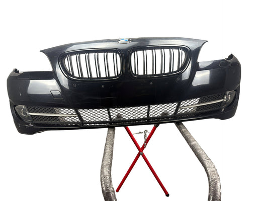 2011-2013 BMW 550i xDrive F10 Front Bumper Cover Grilles Fog Lights Set OEM