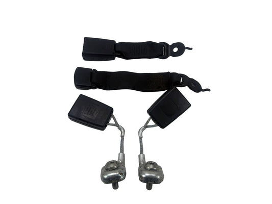 2011-2013 BMW 550i xDrive F10 Rear Center Left Right Seat Belt Buckle Set OEM