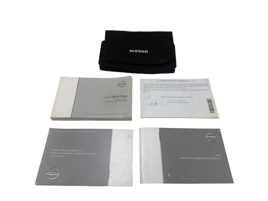 2018 Nissan Sentra Owner's Manual Guide Book Set w/ Case OEM