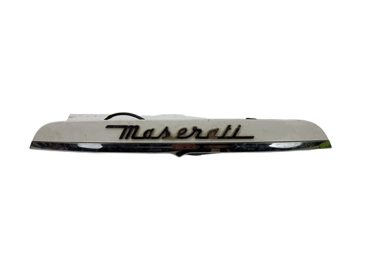 2014-2017 Maserati Ghibli Trunk Lid License Plate Light Moulding w/ Camera OEM