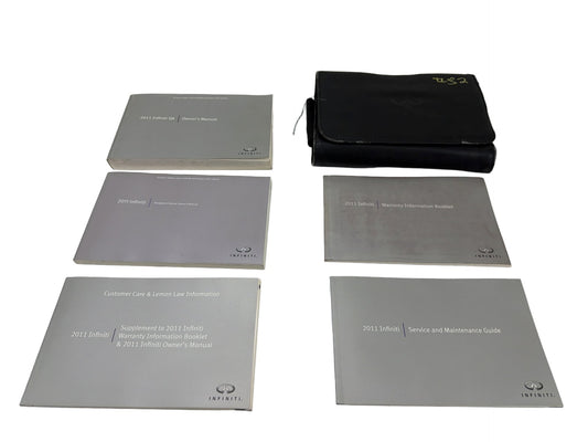 2011 Infiniti QX56 Owners Manual Case Portfolio Kit Set User Guide Book Set OEM