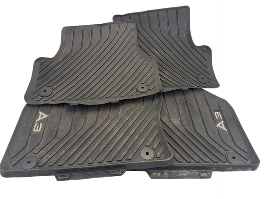 2015-2020 Audi A3 8V All Weather Floor Carpet Cover Liner Mat Set 8V5061502 OEM