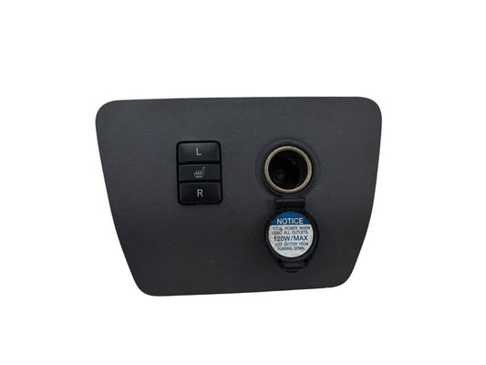 2010-2011 Toyota Prius Center Console Heated Seat Switch Trim Power Outlet OEM