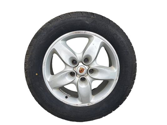 2003-2006 Porsche Cayenne Alloy Wheel Rim w/ Tire 8JX18 ET57 7L5601025C OEM