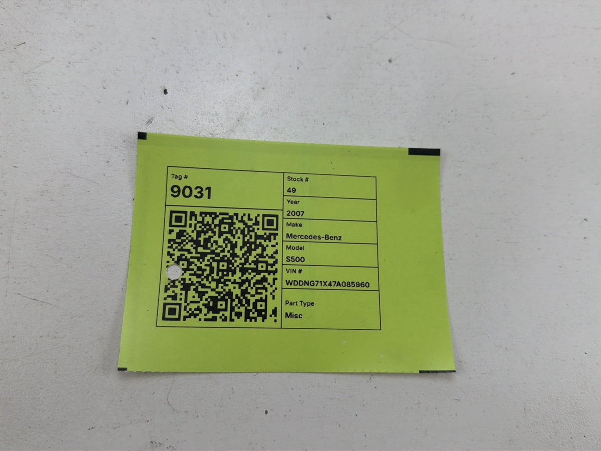 2007-2013 Mercedes-Benz S500 S-Class W221 Starter Motor OEM