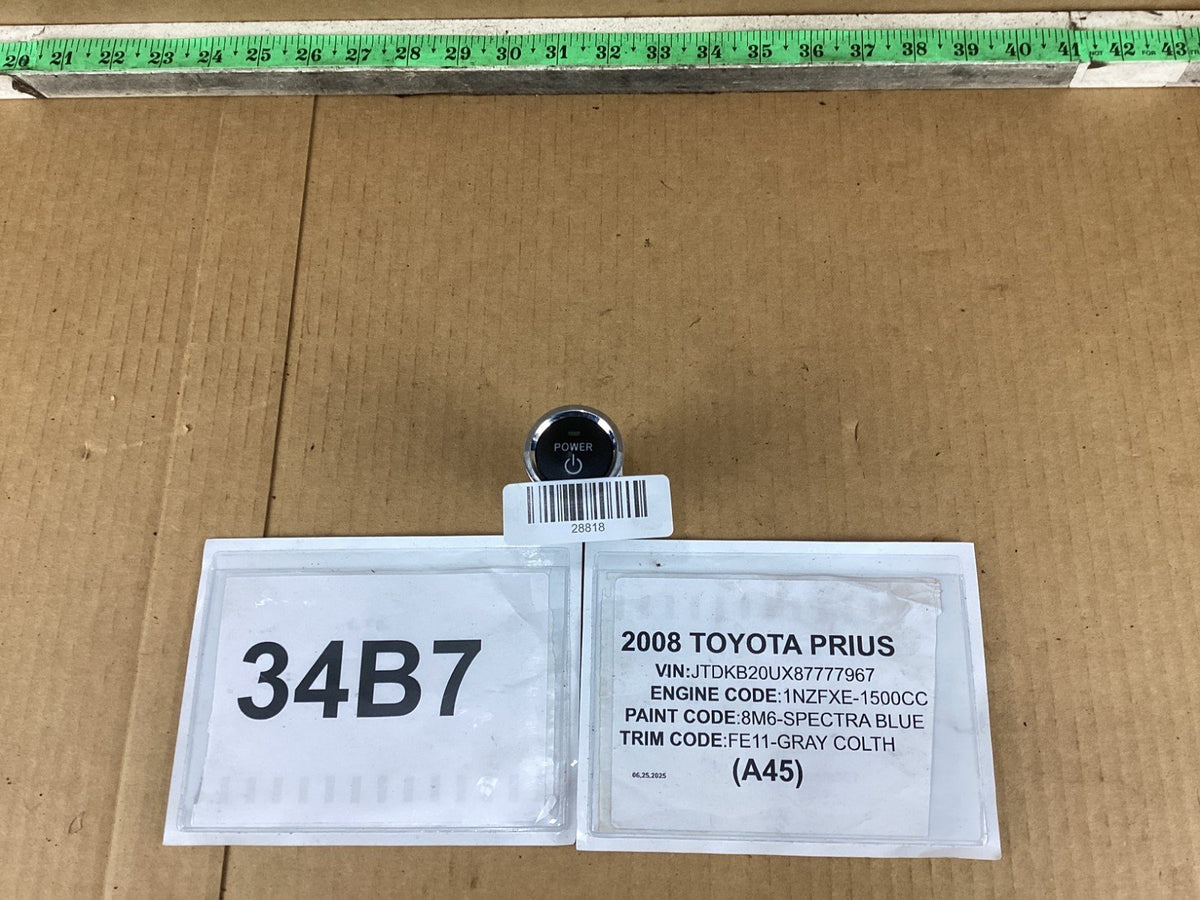 2004-2009 Toyota Prius Electronic Ignition Push Start Stop Button OEM.