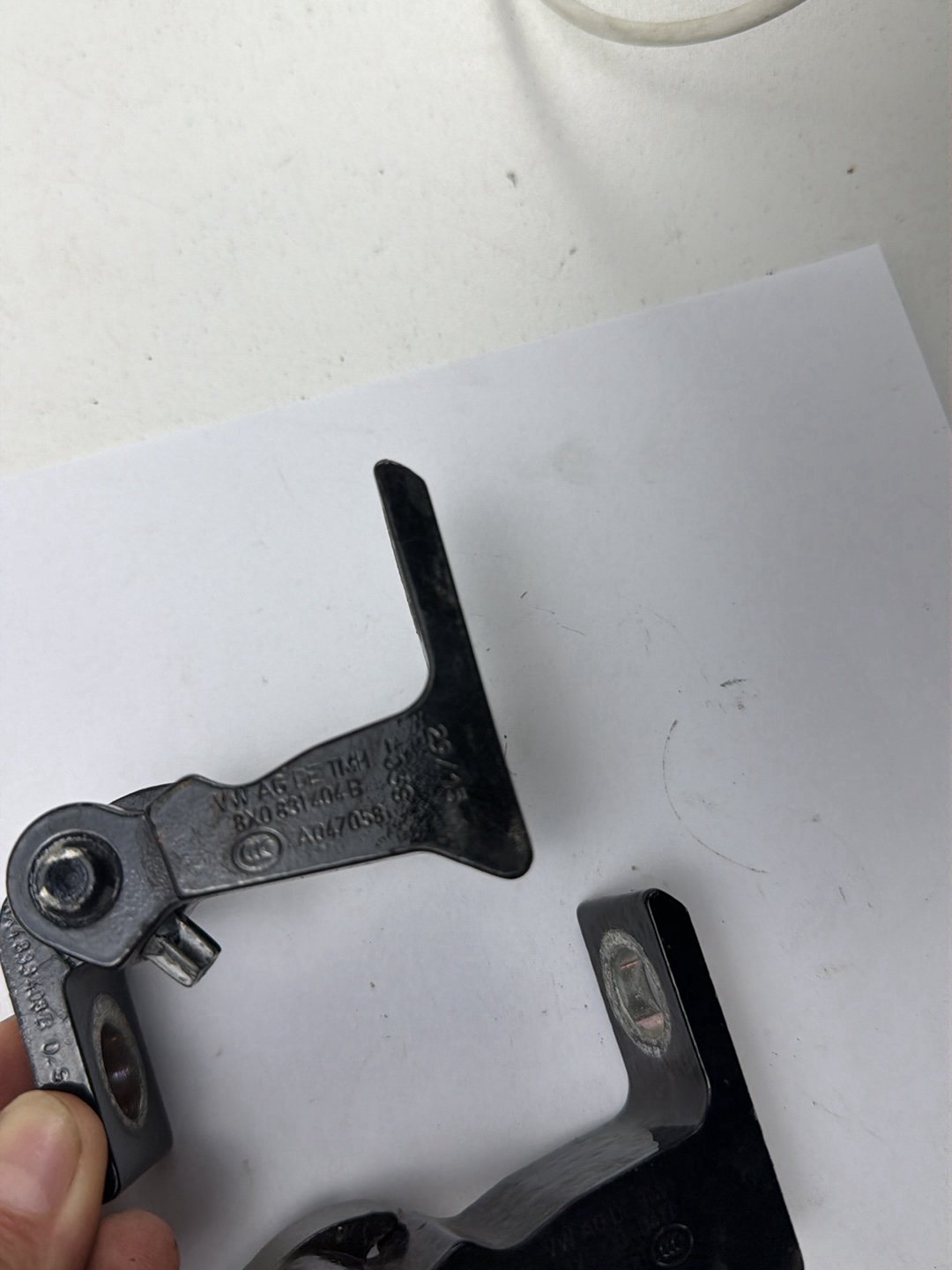 2015-2016 Audi A3 Front Right & Rear Right Side Door Hinge Set OEM