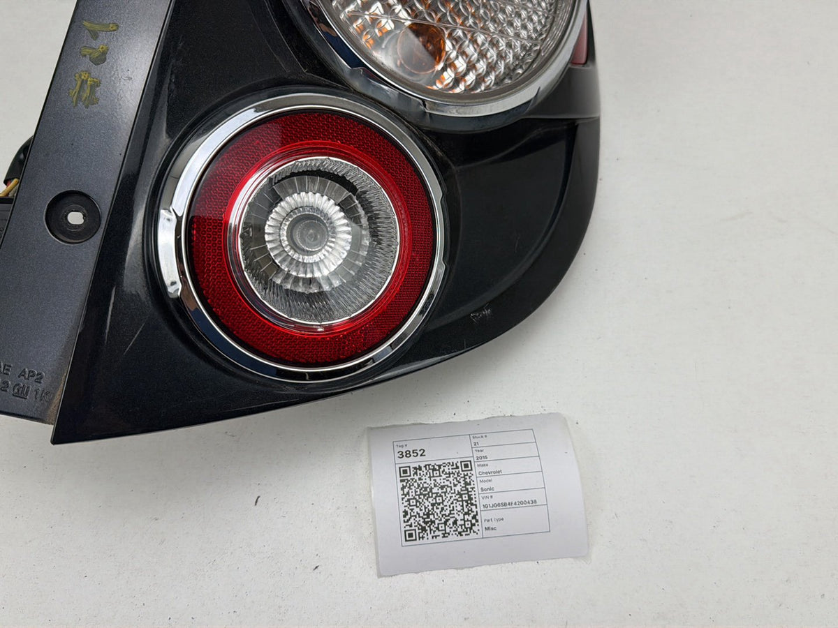 2012-2016 Chevrolet Sonic RS Right Passenger Side Tail Light Lamp OEM