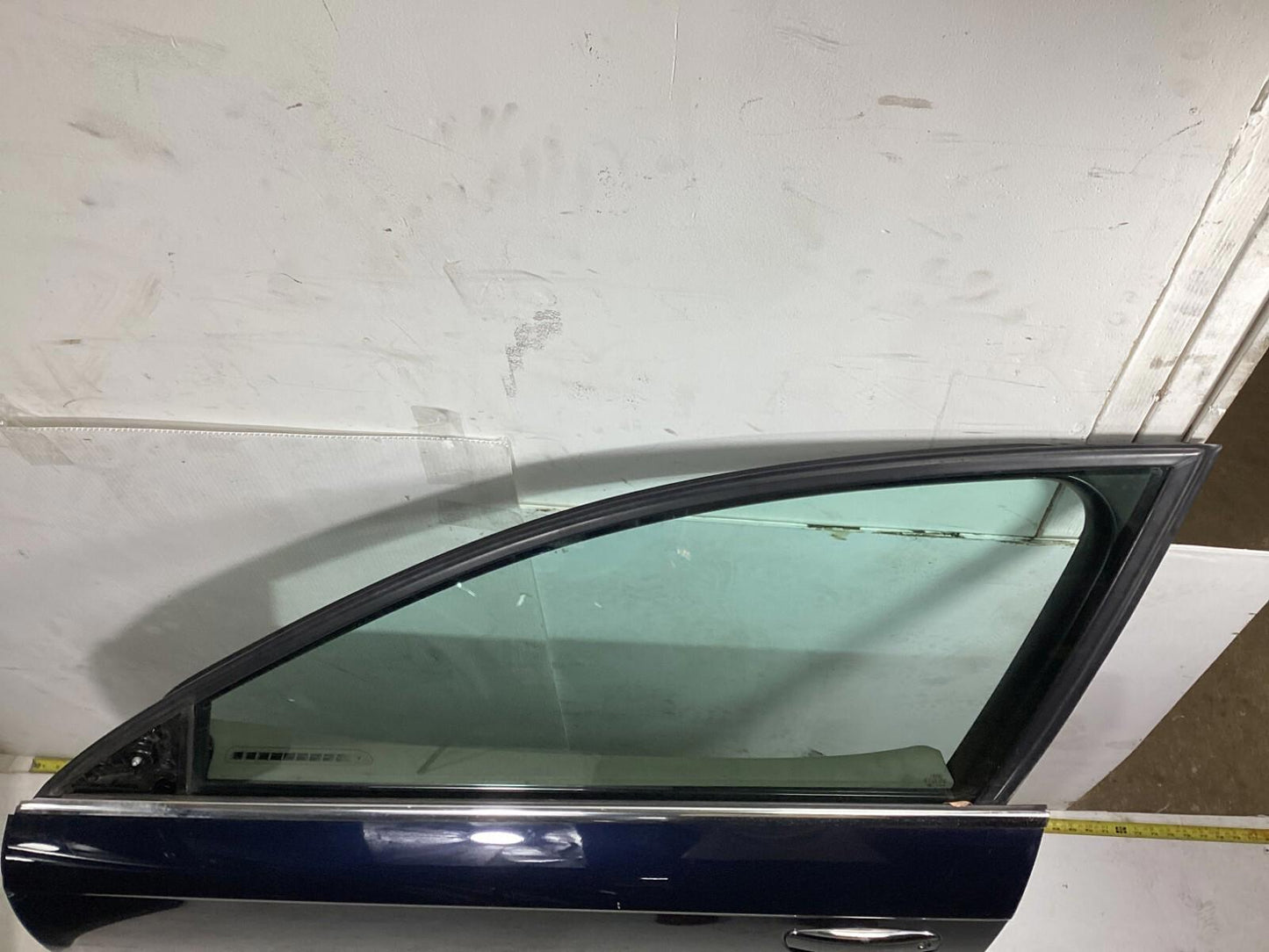 2008-2010 AUDI A6 FRONT LEFT SIDE COMPLETE DOOR SHELL PANEL W/ GLASS  OEM .