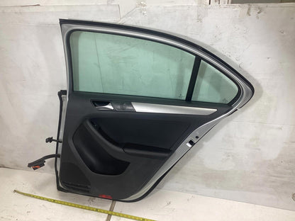 2011 - 2018 Volkswagen Jetta Rear Right Side Door W/ Door Panel & Window OEM .