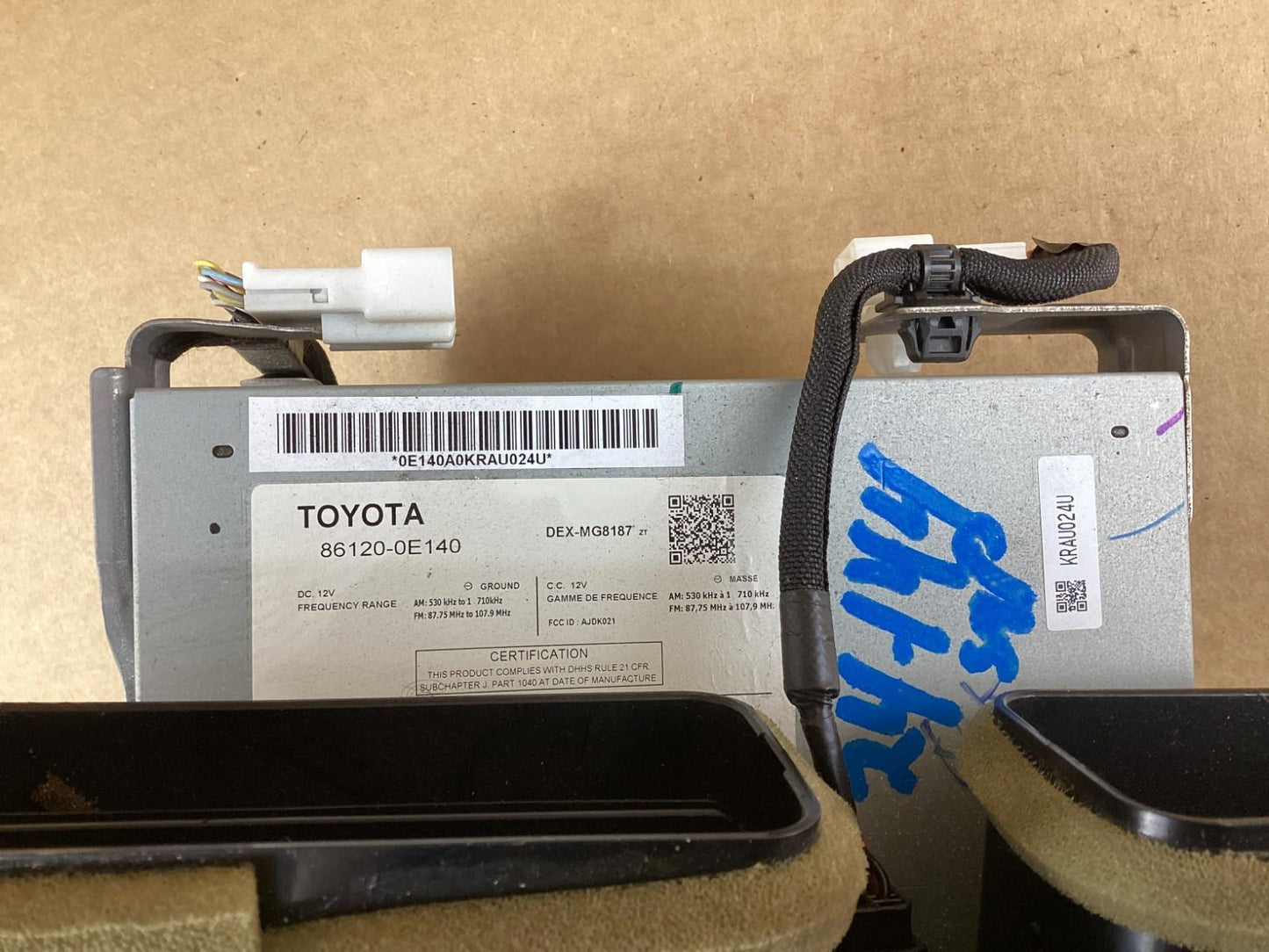 2010-2012 Lexus RX350 Navigation Climate Control Radio Receiver CD Player OEM