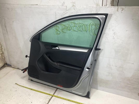 2011 - 2018 Volkswagen Jetta Front Right Side Door W/ Door Panel & Window OEM .