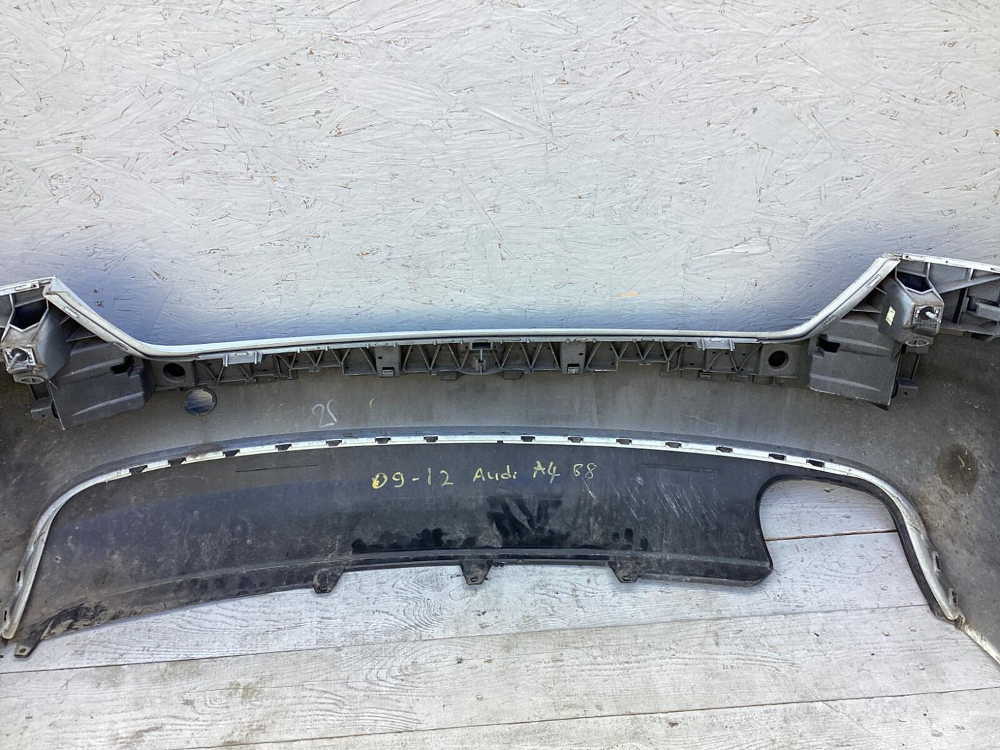 2009 - 2012 Audi A4 Rear Bumper Cover Panel Assembly 8K5807511 OEM